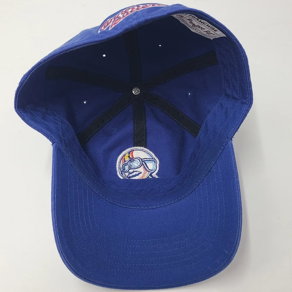 Kannapolis Cannon Ballers Hat Fitted M 47 Brand Franchise Blue MiLB Baseball Men